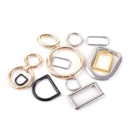 Custom Letter Large Metal O D Ring Triangle Rings for Craft Bags Accessories