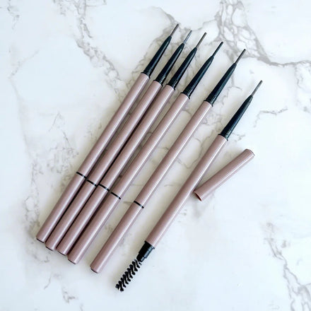 Wholesale Vegan Long-lasting Waterproof Double End Eyebrow Pencil 6 Colors Private Label