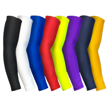 Breathable UPF 50 Sunscreen Basketball Elbow Protector Sports Volleyball Football Cooling Arm Cover Sleeves