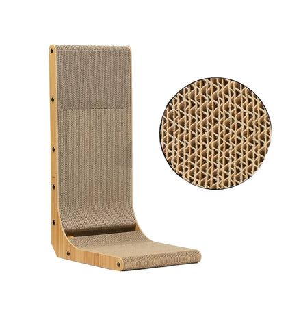 Kangdaer Factory Can Be Customized Environmental Protection L Type Corrugated Paper Cat Scratch Board