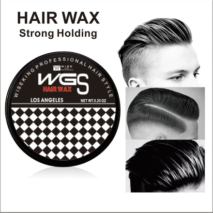 WGS Organic Hair Styling Wax for Men Super Strong Hold with Private Label for Frizzy Curly Fine Hair Including Hair Extensions