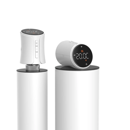 Smart TRV LED Digital TUYA Zigbee Thermostatic Radiator Valve Alexa & Google Home Compatible for Smart Home Radiator Heating
