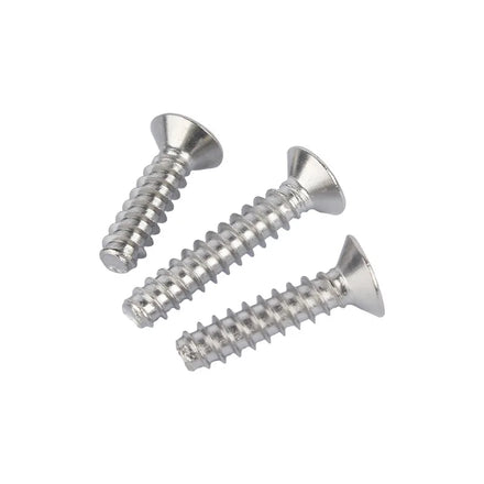 304 Stainless Steel Cross Slot Countersunk Head Cut Tail Small Screw Fan Cooling Slotted KT Flat Head Flat Tail Screw