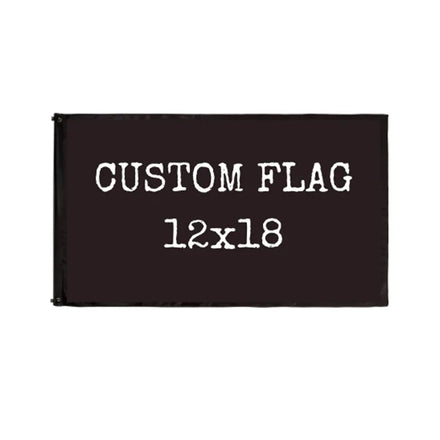 Cheap Custom 12x18 Double Sided Printed 100D Polyester Waterproof Mini Flag with Custom Logo 2 Grommets Durable for Outdoor Use