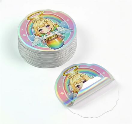 Custom Printed Waterproof Vinyl Stickers Die Cut Labels Logo Stickers Self-Adhesive Pvc Labels Stickers