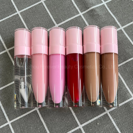Custom Your Logo Reduce Lip Wrinkles Mint Flavor Vegan Lip Fuller Lip Plumping Gloss