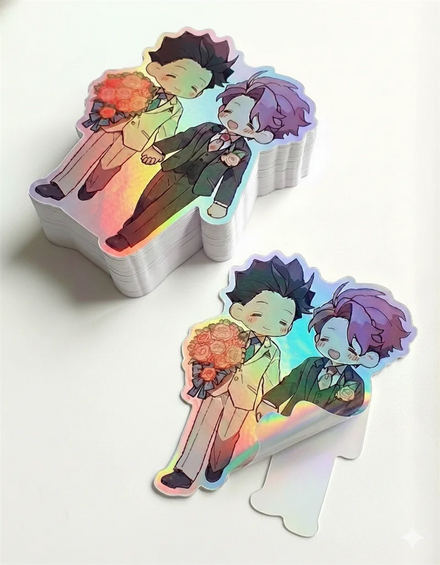 Waterproof Custom Printed Vinyl Kiss-cut Cute Cartoon Paper Stickers for Stationery Decoration Stickers Wholesale