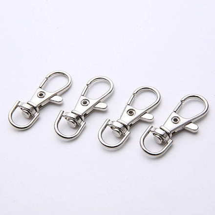 Factory Wholesale Carabiner Keychain With Swivel Lobster Clasp UV Printed Metal Rotatable Buckle and Snap Hooks Lanyard
