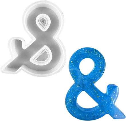 Popular Large Symbol Resin Mold - Business & Sign Epoxy Resin Molds for Home Office Desk Decoration