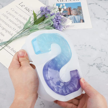 Factory OEM S Capital Letter Epoxy Resin Silicone Letter Mold Suitable for Making Letters Word logo Art Making Cakes Home Decor