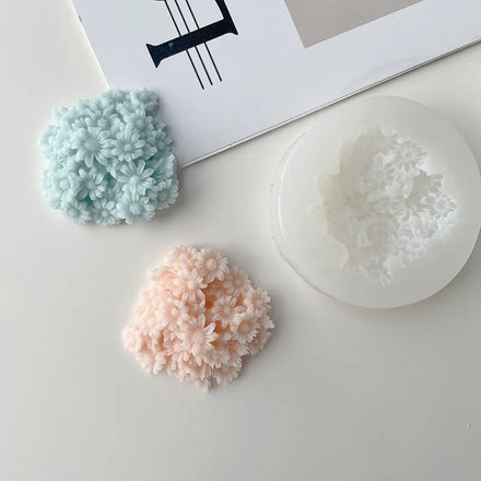 Daisy Flower Shaped Silicone Fondant Cake Chocolate Mold for Cake Decoration Candy Ice Cube Soap Wax Making DIY Craft