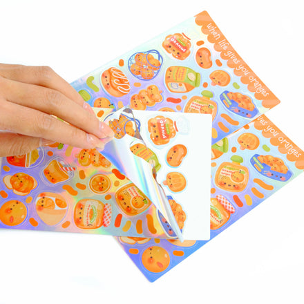 Custom Matte Bed Sheet Vinyl Sticker Color Printing HD Logo Holographic Fragmented Dots Bed Sheet Waterproof Sticker