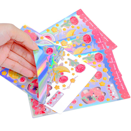 Custom Logo Stickers Custom Printed Sheets Waterproof Synthetic Paper Adhesive Backed Vinyl Logo Stickers