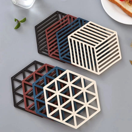 Factory Price Heat Insulation Pad High Temperature Resistance Tpe Table Decoration Non-slip Bowl Mat Placemats Anti-slip Coaster