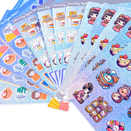 Custom Color Printed Vinyl Logo Stickers Custom Kiss Cut Waterproof Stickers Custom Printed Glossy Stickers