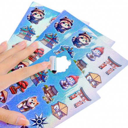 Customized Waterproof Hd Printing Labels Packaging Printing Self-Adhesive Labels Bed Sheet Labels Logo Vinyl Stickers Custom
