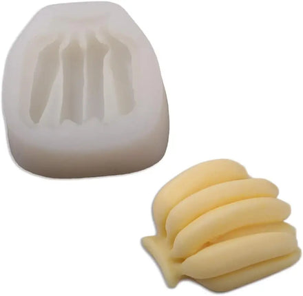 Wholesale Banana Shape Car Freshie Silicone Mold for Making Soap Aroma Beads Car Freshie Pendant Candle Resin