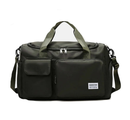2024 Best Large Capacity Portable Gym Bag Zipper Closure Best Business Maternity Buggy Travel Accessories Letter Pattern Design