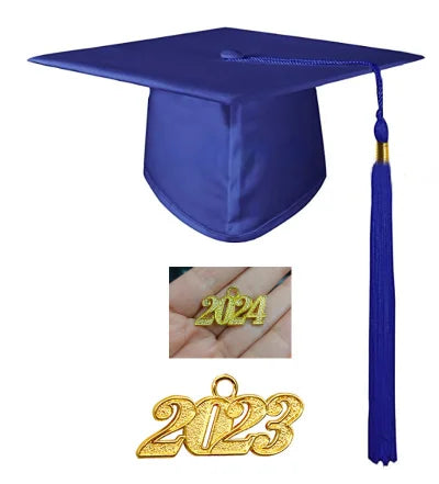 Australian Black Cotton Striped Mortar Board Unisex Graduation Cap Tassel Trencher Hat Four Seasons Casual Parties Outdoor