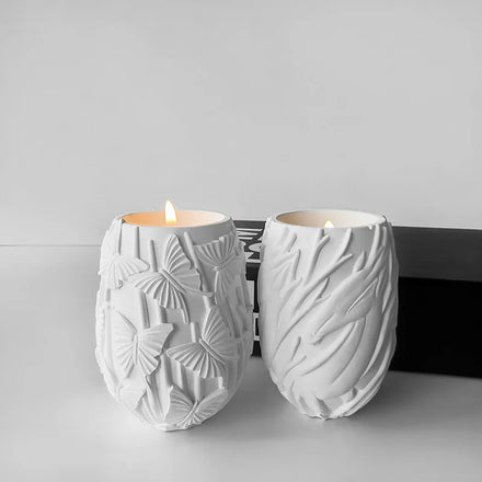 DIY Popular Dragonfly Pattern Silicone Candle Mould for Soy Wax Candles Plaster Craft Ornaments