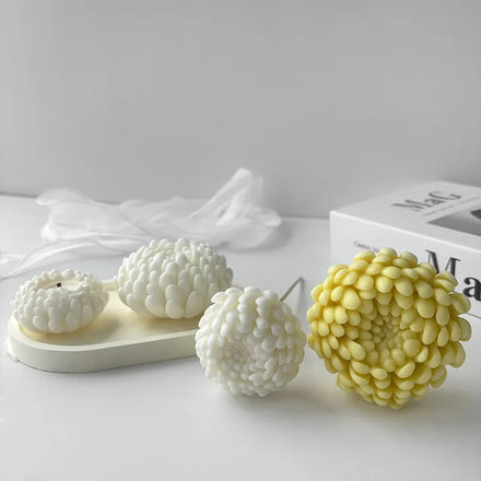 3D Small Size Chrysanthemum Flower Jewelry Handmade Silicone Mold for Resin Candle Making Molds Craft Supplies