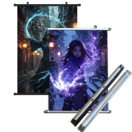 Customized Eco-Friendly Full-Color Dye Sublimation Printed Silk Polyester Promotional Hanging Poster for Display Accessories