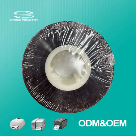 SINOCO Dennison Snap 500/700 Compatible Thermal Transfer Ribbon Wash Care Ribbons for Zebra Label Printers