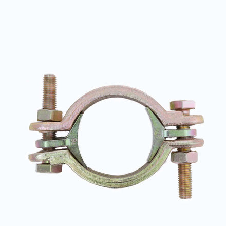 SL/SK Double Bolt Band Clamp Yellow Zinc or White Zinc Carbon Steel Malleable Cast Iron Pipe Fittings