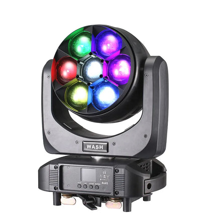 7x60w Pixels Control Zoom RGBW4 in 1Wash Moving Head Outstanding Color Macro Effect Stage Led Light