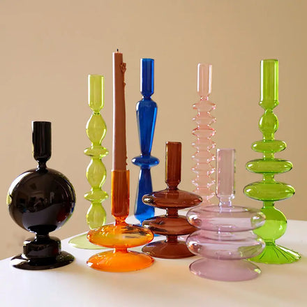 Hot Selling Wedding Glass Candle Holder Table Candles Holders Photo Home Decoration Romantic Candle Stand