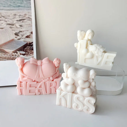 Lovers Couple Silicone Candle Mold DIY Love Portrait Candle Making Resin Soap Mold Valentine's Day Gifts Craft Home Decoration
