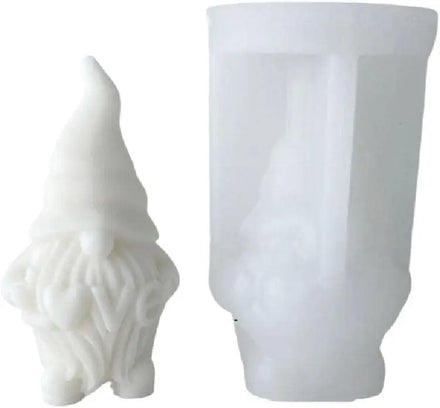 Valentines Old Man Resin Mold Silicone Mold Cute Gnome Mold for Resin Casting Home Decor Silicone Gnome