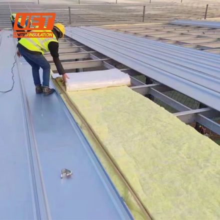 Fibra De Vidrio Vinyl Faced Acoustic and Thermal Insulation Metal Building Glasswool Insulation Glasswool Blanket/roll/felt