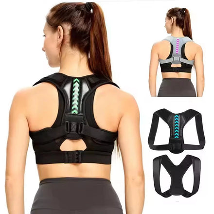 Adjustable Posture Corrector Upper Back Brace Pain Relief Neck Shoulder Support Belt