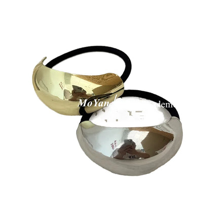 Korean Version Irregular Minimalist Arc Elastic Hair Band Fashion Personality Online Celebrity Headband Versatile Rubber Band