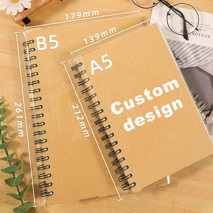 Spiral Bound B4 Full Custom Planner Printing Your Dairy Notebook Manifestations Journal Planner for Black Women