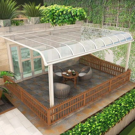 Amas Outdoor Terrace Waterproof Gazebo Garden Canopy Patio Awnings with Aluminum Profile