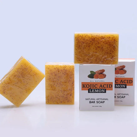 Best Selling Organic Nature Whitening Turmeric Ginger Soap Organic Hand Made Turmeric Lemon Soap