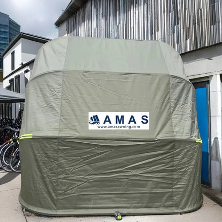 Amas All Weather Proof Cover Foldable Park Garage Car Shelter Canopy Garage Tent Carport Car Garage