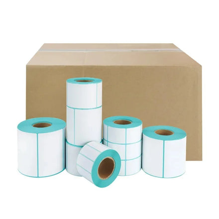 4x4 Inch Printer Thermal Paper 4X6 Inch Folding Thermal Shipping Label 100x150mm Shipping Barcode Sticker Roll