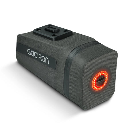 Gaciron Smart Taillight Integrated With the Bag Bicycle Bag Under Seat Rechargeable Magnetic Mount Waterproof Rear Bicycle Light
