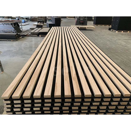 Versatile Diy Ceiling Panels Decorative Interior Akupanel Wood Slat Wall Panel for Office Room