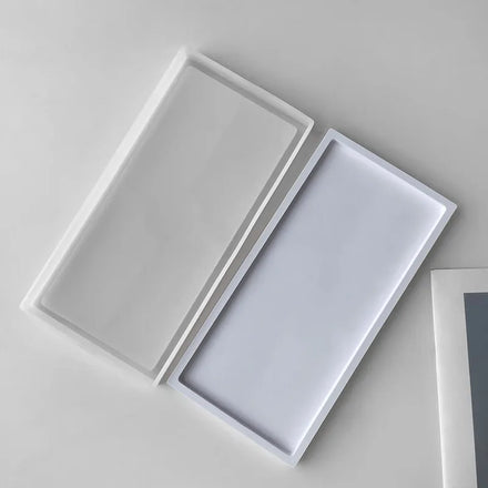 Rectangle Shape Silicone Molds DIY Handmade Epoxy Resin Concrete Plaster Fruit Dessert Storage Tray Molds Ceramic Clay Casting