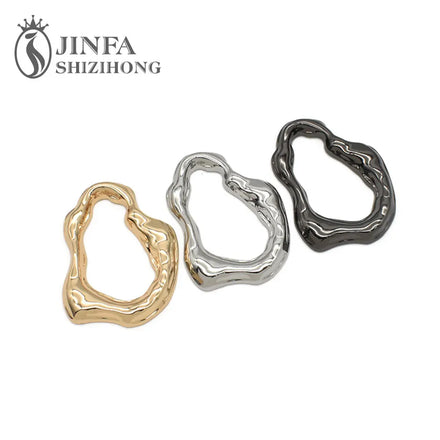 High Quality Saltwater Resistance Bikini Connector Adjuster Zinc Alloy Irregular Shape Metal Hardware for Beachwear