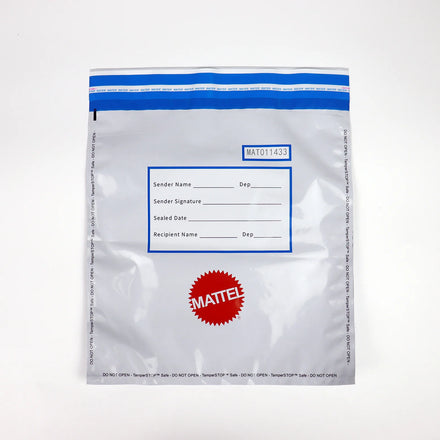 Custom Plastic Clear Deposit Bags with Security Tape Tamper Evident Security Bag for Bank Deposits and Cash