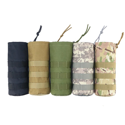 Tactical Molle Water Bottle Pouch Quick-Dry Mesh Hydration Carrier Outdoor Hiking Camping Essentials