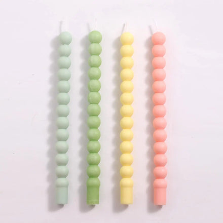 3D Candle Making Molds DIY Long Bead-pull Silicone Candle Molds Spiral Conical Mold Tools