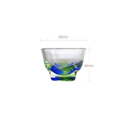 Chien Keng 101-200ml Nordic Borosilicate Glass Hand Blown Eco-Friendly Modern Coffee Cups Custom Color Individually Boxed OEM