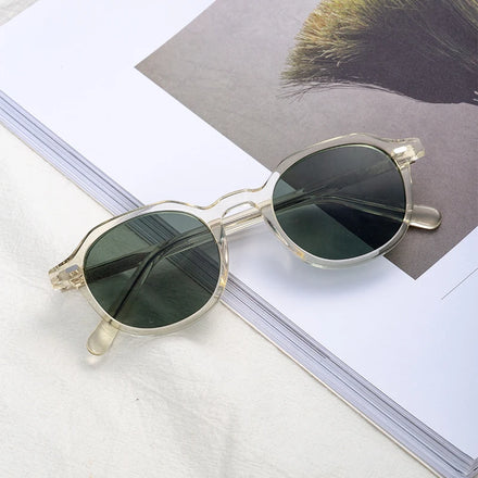 Custom Retro Shades Glasses Men Biodegradable Sun Glasses Women Fashion Acetate Sunglasses Polarized Sun Eyewear