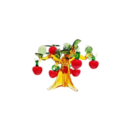 Chien Keng Handmade Lampworking Murano Glass Tree Figurine-Animal Folk Art Multi-purpose Home Decoration Multi Colors